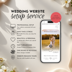 Wedding Website Setup Service | Personalized Canva Website