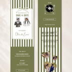 Sage Green Kids Save the Date Website Template | Old Money Style
