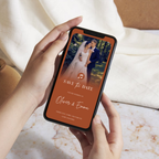 Terracotta Save the Date Website Template | Classic Wedding Invitation
