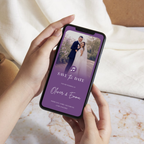 Lilac Save the Date Website Template | Classic Wedding Invitation