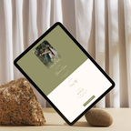 Sage Green Digital Wedding Invitation | Save the Date Website Template