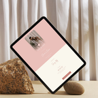 Blush Pink Digital Wedding Invitation | Save the Date Website Template