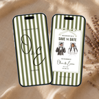 Sage Green Kids Save the Date Video Template | Editable Canva Wedding Invitation