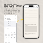 Ivory Save the Date Website with RSVP