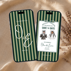 Emerald Green Kids Save the Date Video Template | Editable Canva Wedding Invitation