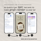 Old Money Forest Moss Wedding Website Template with RSVP | Canva Template