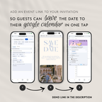 Sky Blue & Cream Wedding Website Template with RSVP | Canva Template
