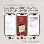 Old Money Olive & Burgundy Wedding Website Template with RSVP | Canva Template