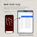 Old Money Cabernet Wedding Website Template with RSVP | Canva Template