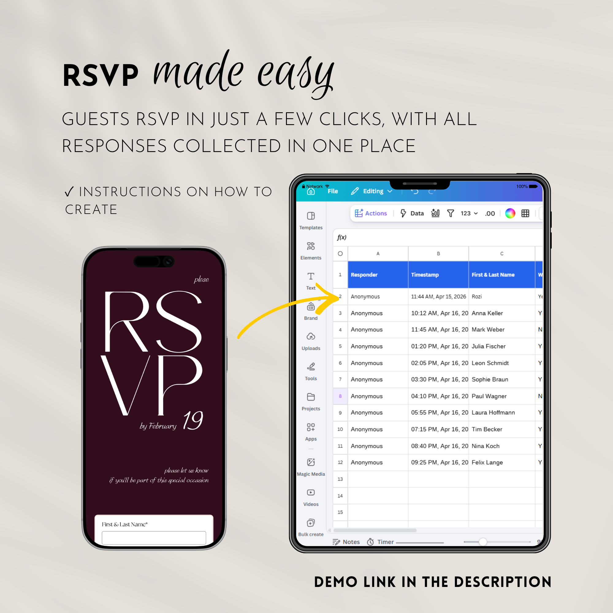 Old Money Plum Wedding Website Template with RSVP | Canva Template