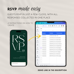 Old Money Emerald Wedding Website Template with RSVP | Canva Template