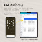 Old Money Forest Moss Wedding Website Template with RSVP | Canva Template