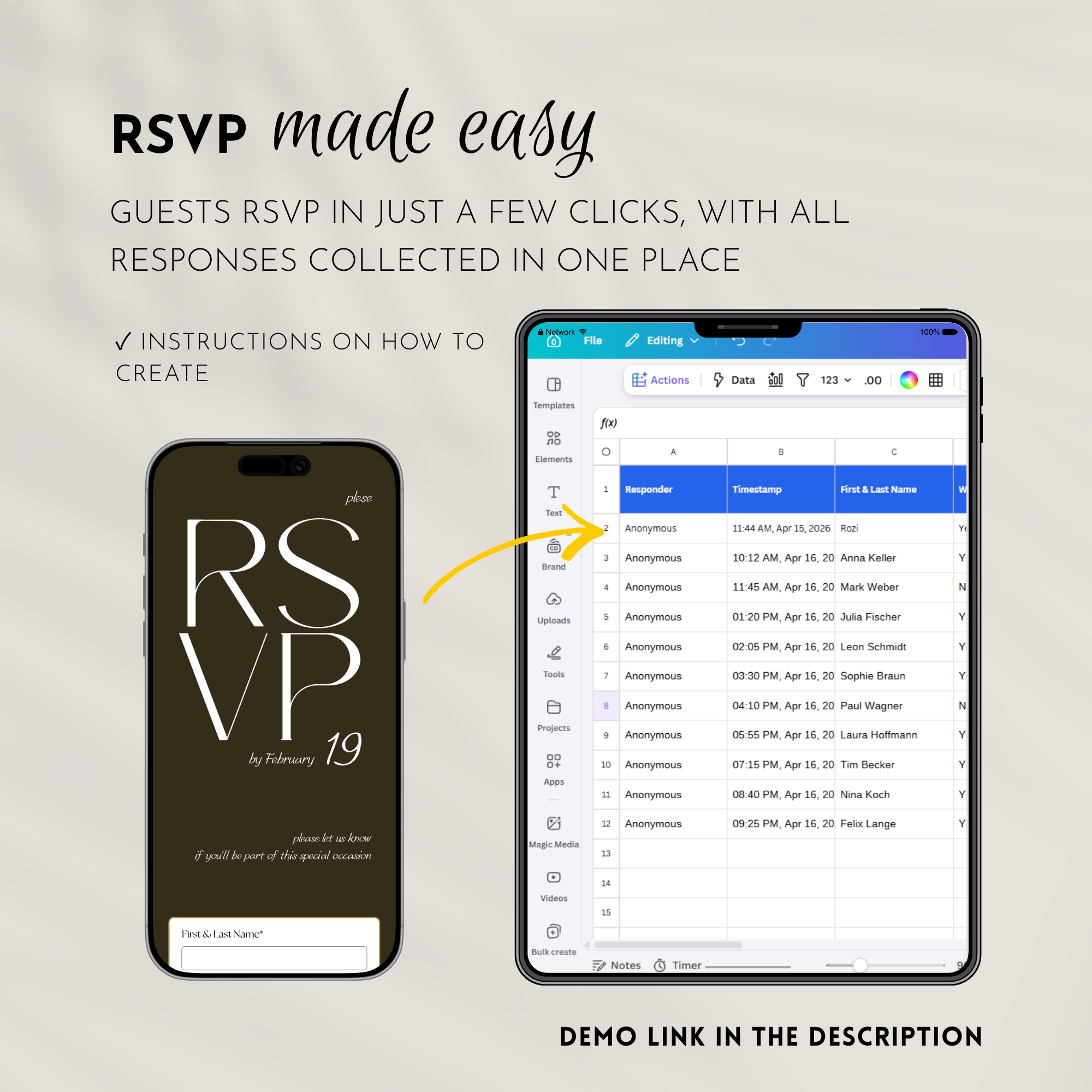 Old Money Forest Moss Wedding Website Template with RSVP | Canva Template