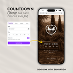 Chocolate Brown Old Money Save the Date Website with RSVP