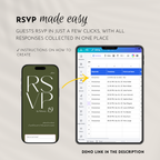 Old Money Olive & Burgundy Wedding Website Template with RSVP | Canva Template