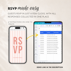 Pearl Blush Kids Save the Date Website Template | Old Money Style