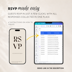 Espresso Brown Classic Save the Date Wedding Invitation Website Template