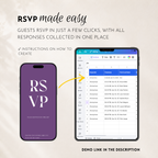 Lilac Classic Save the Date Wedding Invitation Website Template
