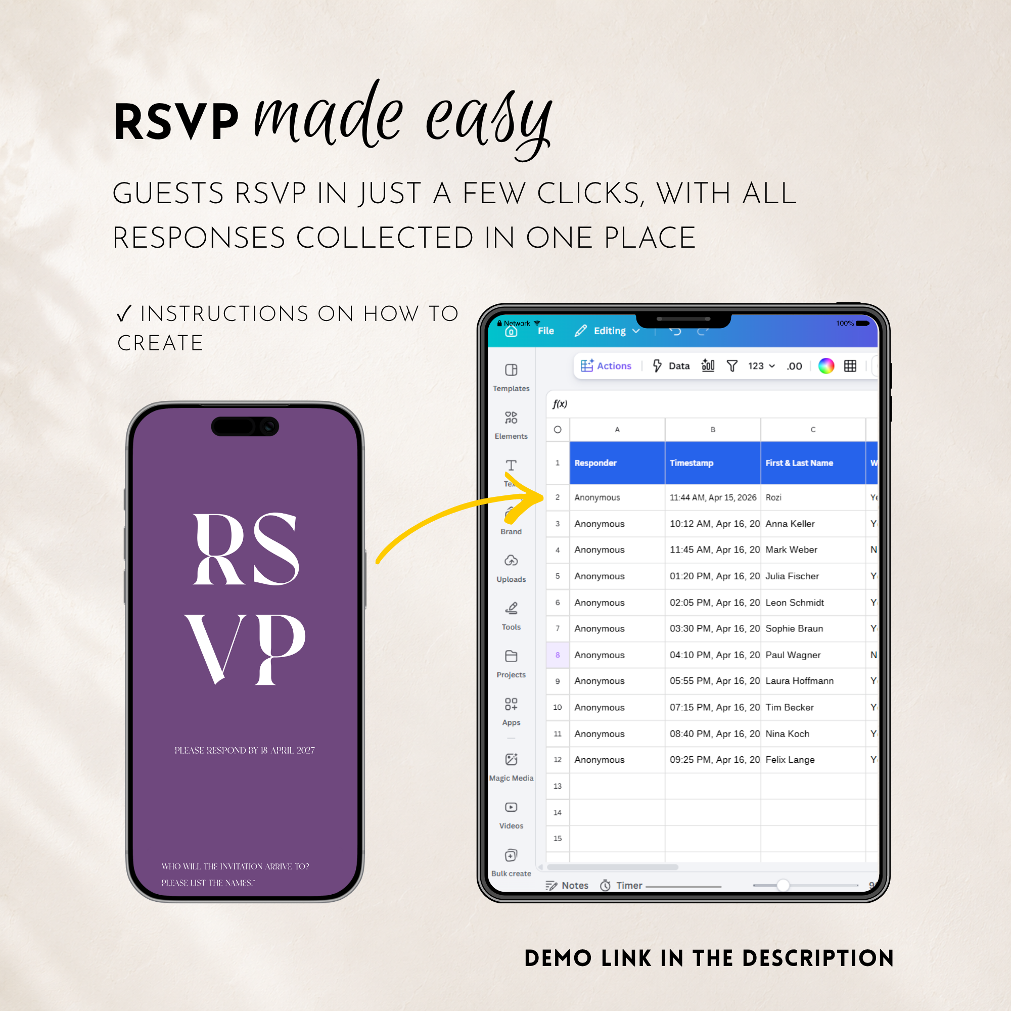 Lilac Classic Save the Date Wedding Invitation Website Template