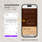 Old Money Chocolate Brown Wedding Website Template with RSVP | Canva Template