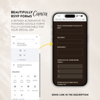 Espresso Brown Kids Save the Date Website Template | Old Money Style