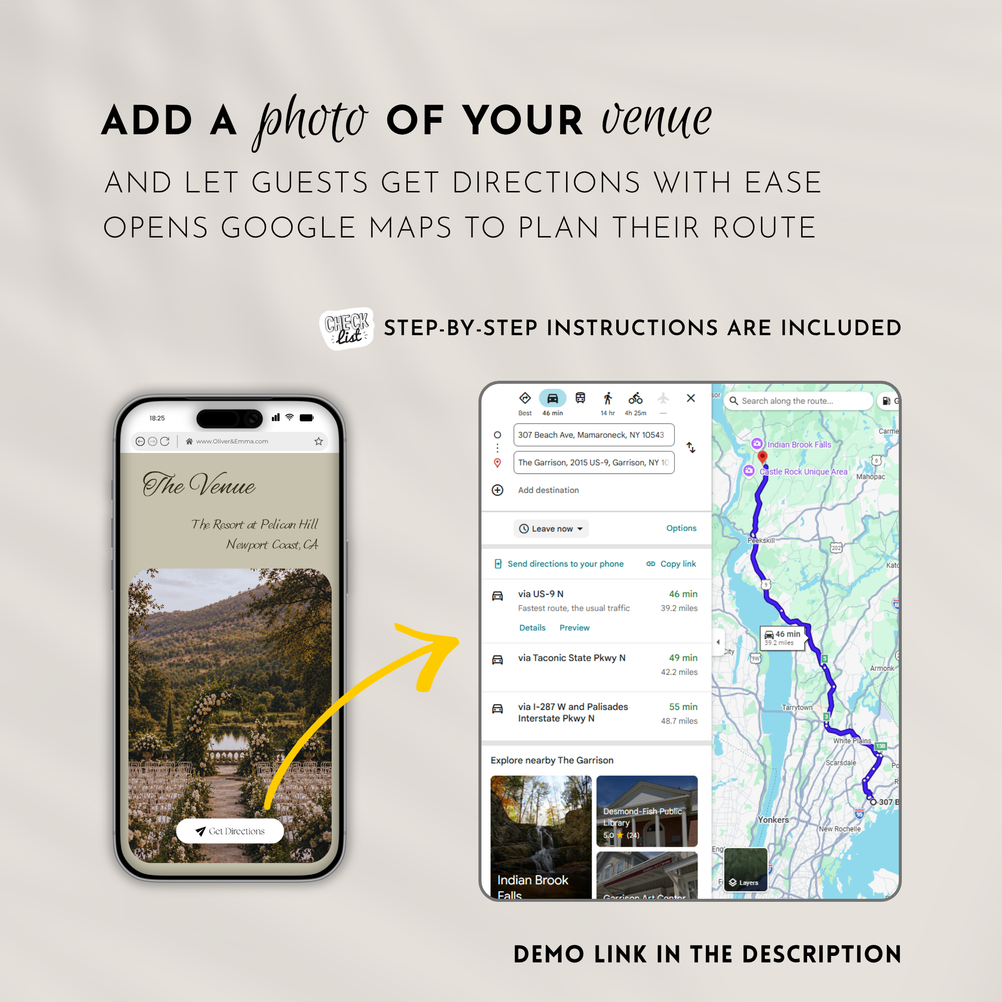 Old Money Forest Moss Wedding Website Template with RSVP | Canva Template