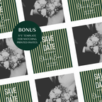 Emerald Green Kids Save the Date Website Template | Old Money Style