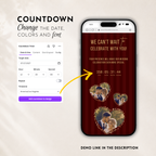 Cabernet Kids Save the Date Website Template | Old Money Style
