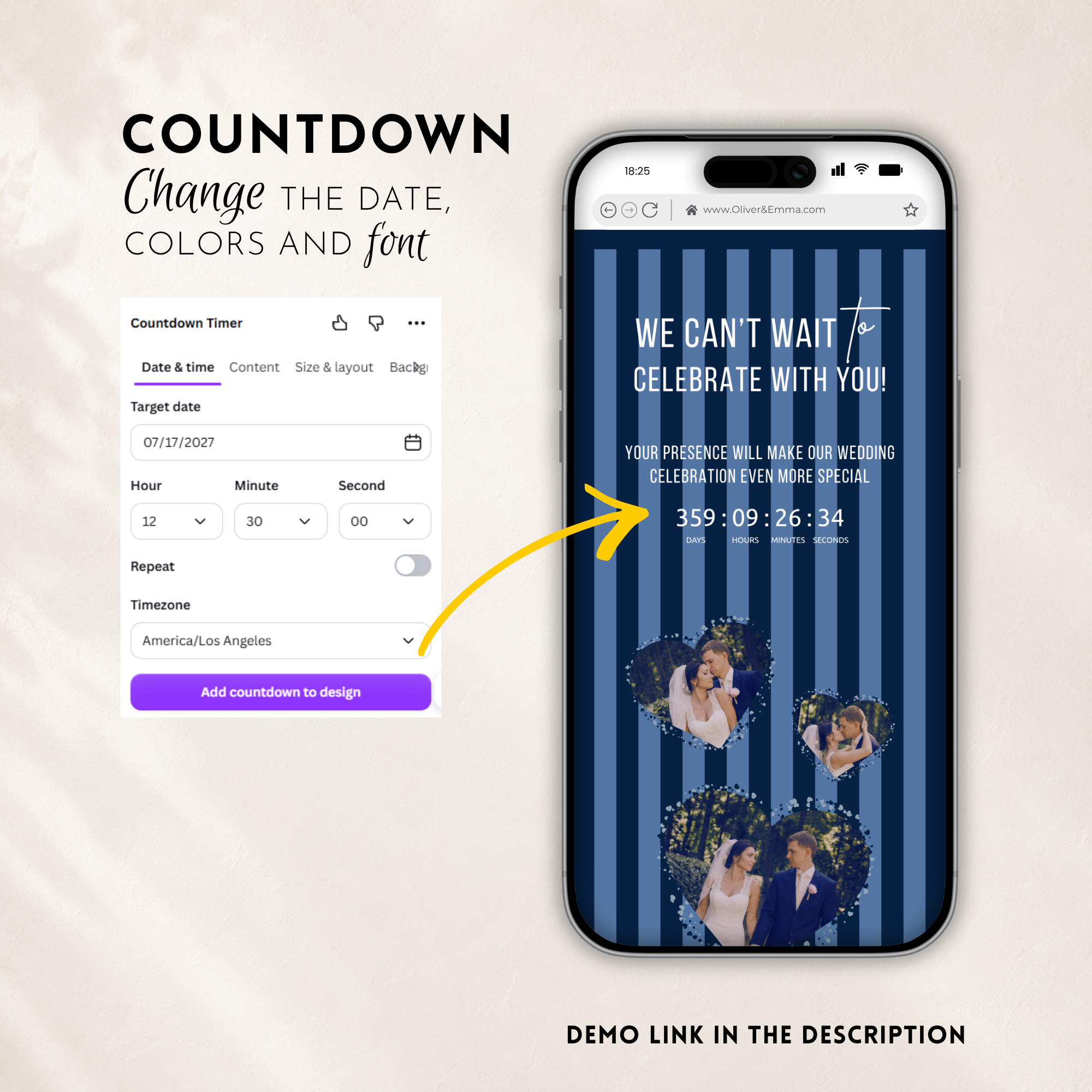 Navy Kids Save the Date Website Template | Old Money Style