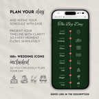 Old Money Dark Green Wedding Website Template with RSVP | Canva Template