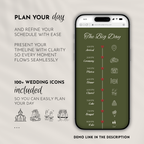 Old Money Olive & Burgundy Wedding Website Template with RSVP | Canva Template