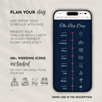 Old Money Navy Wedding Website Template with RSVP | Canva Template