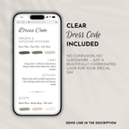 Old Money Forest Moss Wedding Website Template with RSVP | Canva Template