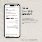 Old Money Chocolate Brown Wedding Website Template with RSVP | Canva Template