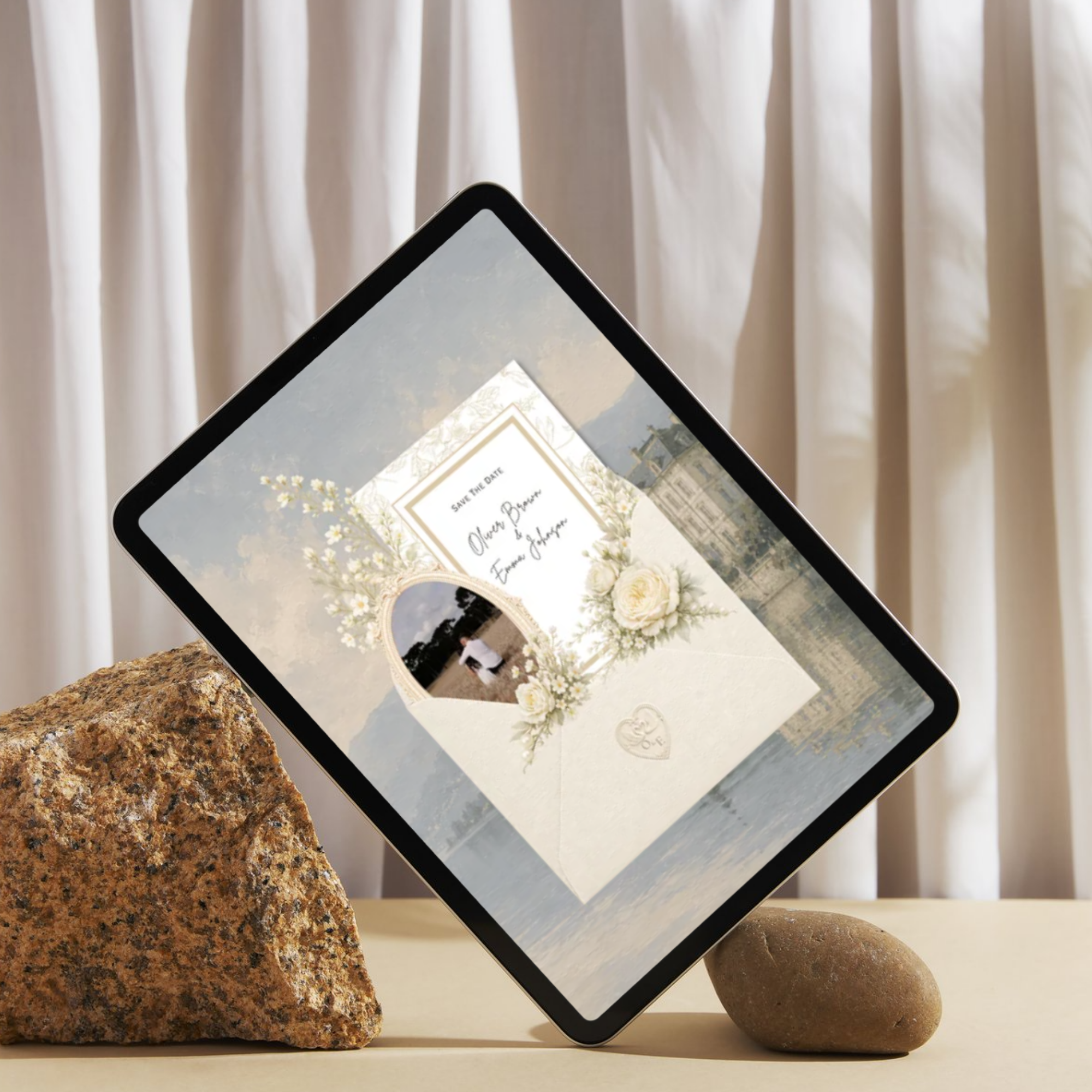 Ivory Save the Date Website with RSVP