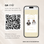 Yellow Kids Save the Date Website Template | Old Money Style