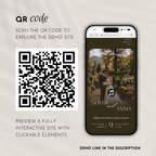 Old Money Forest Moss Wedding Website Template with RSVP | Canva Template