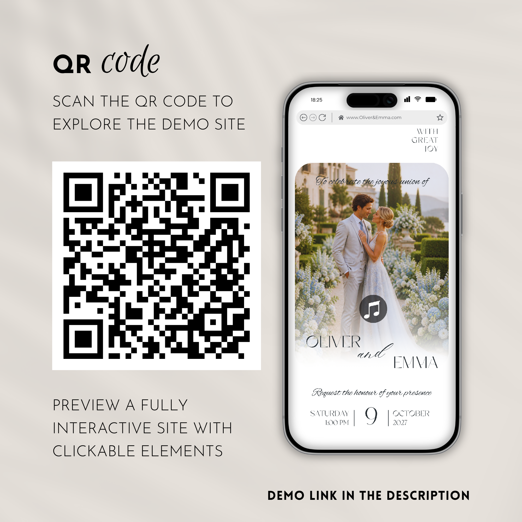 Pale Blue Wedding Website Template with RSVP | Canva Template