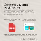 Old Money Plum Wedding Website Template with RSVP | Canva Template