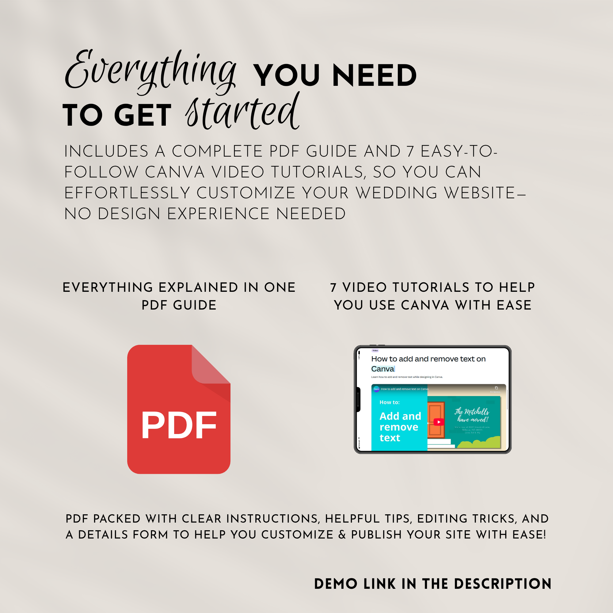 Old Money Mulled Wine Wedding Website Template with RSVP | Canva Template