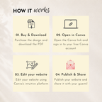 Dusty Blue Classic Save the Date Wedding Invitation Website Template