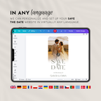 Save The Date Website Setup Service | Personalized Canva Website