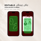 Cabernet Kids Save the Date Video Template | Editable Canva Wedding Invitation