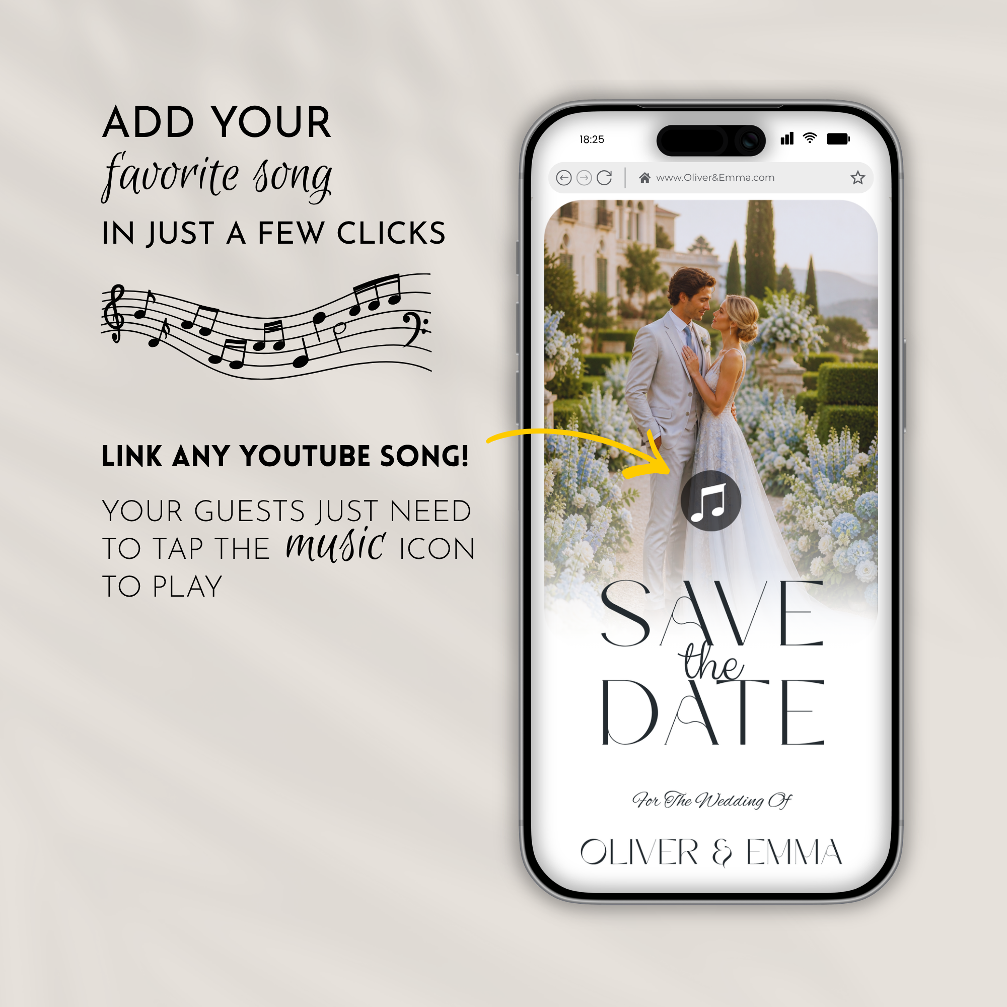 Pale Blue Save The Date Website Template | Canva Template