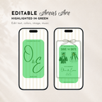 Ivory & Olive Kids Save the Date Video Template | Editable Canva Wedding Invitation