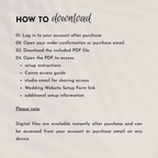 Wedding Website Setup Service | Personalized Canva Website