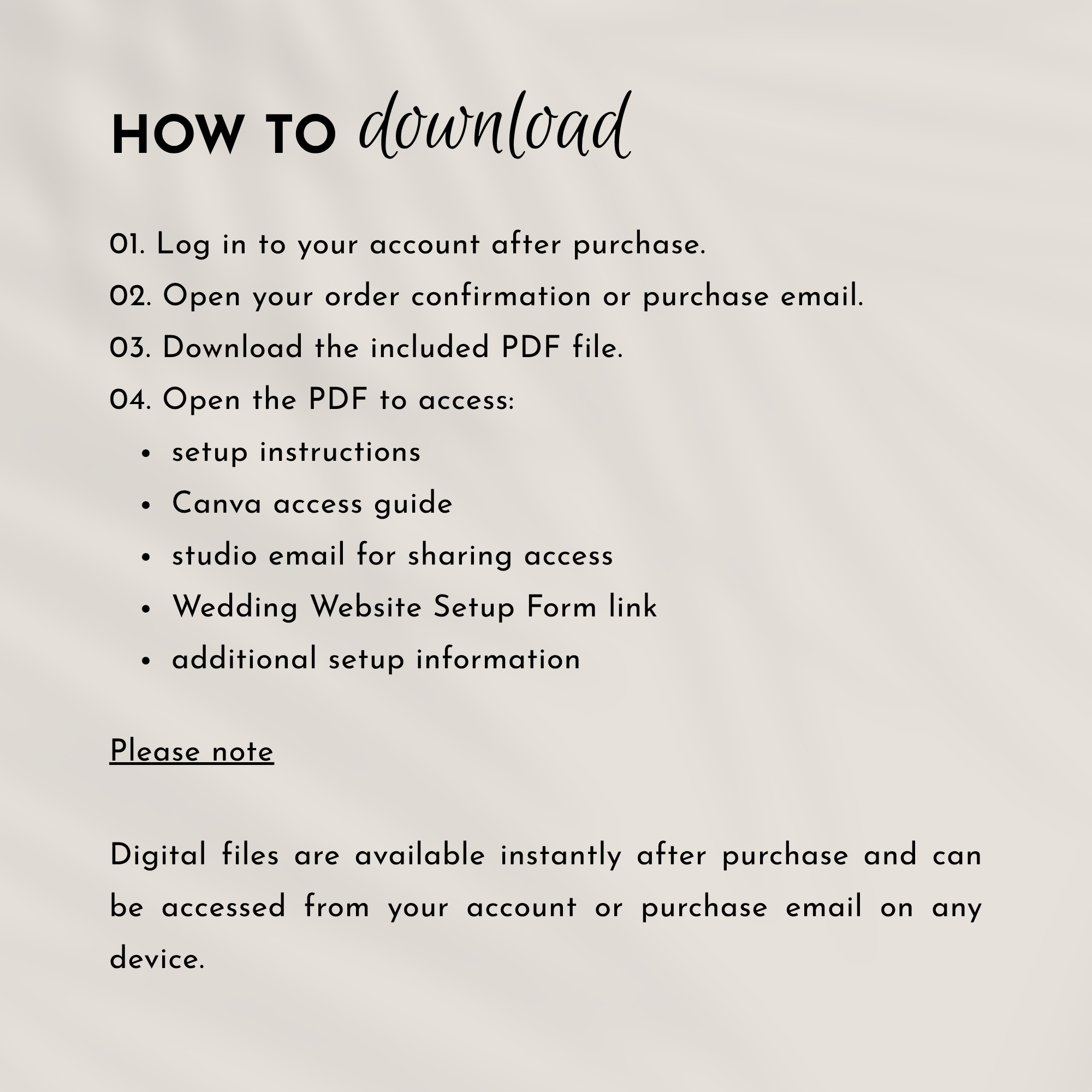 Wedding Website Setup Service | Personalized Canva Website