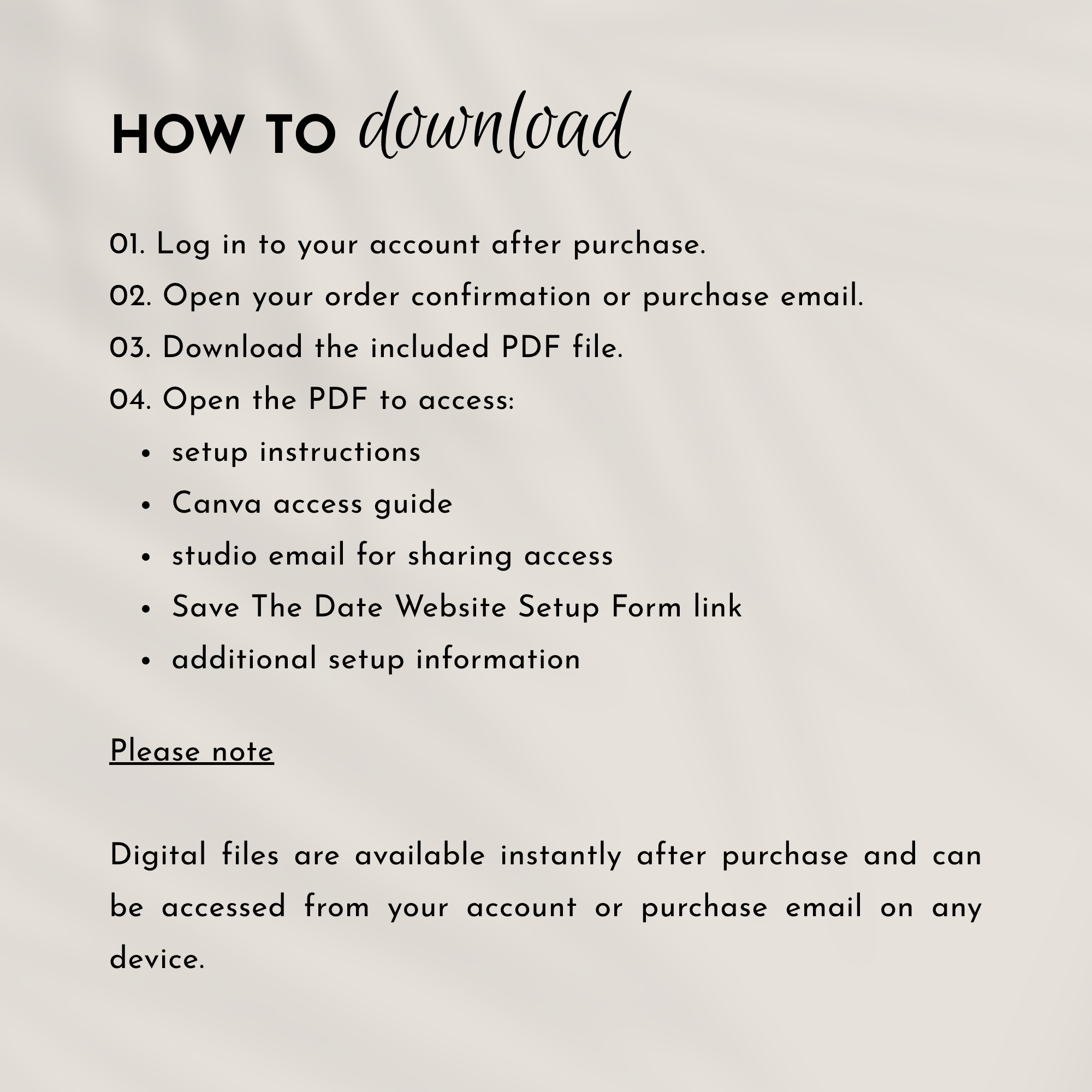 Save The Date Website Setup Service | Personalized Canva Website