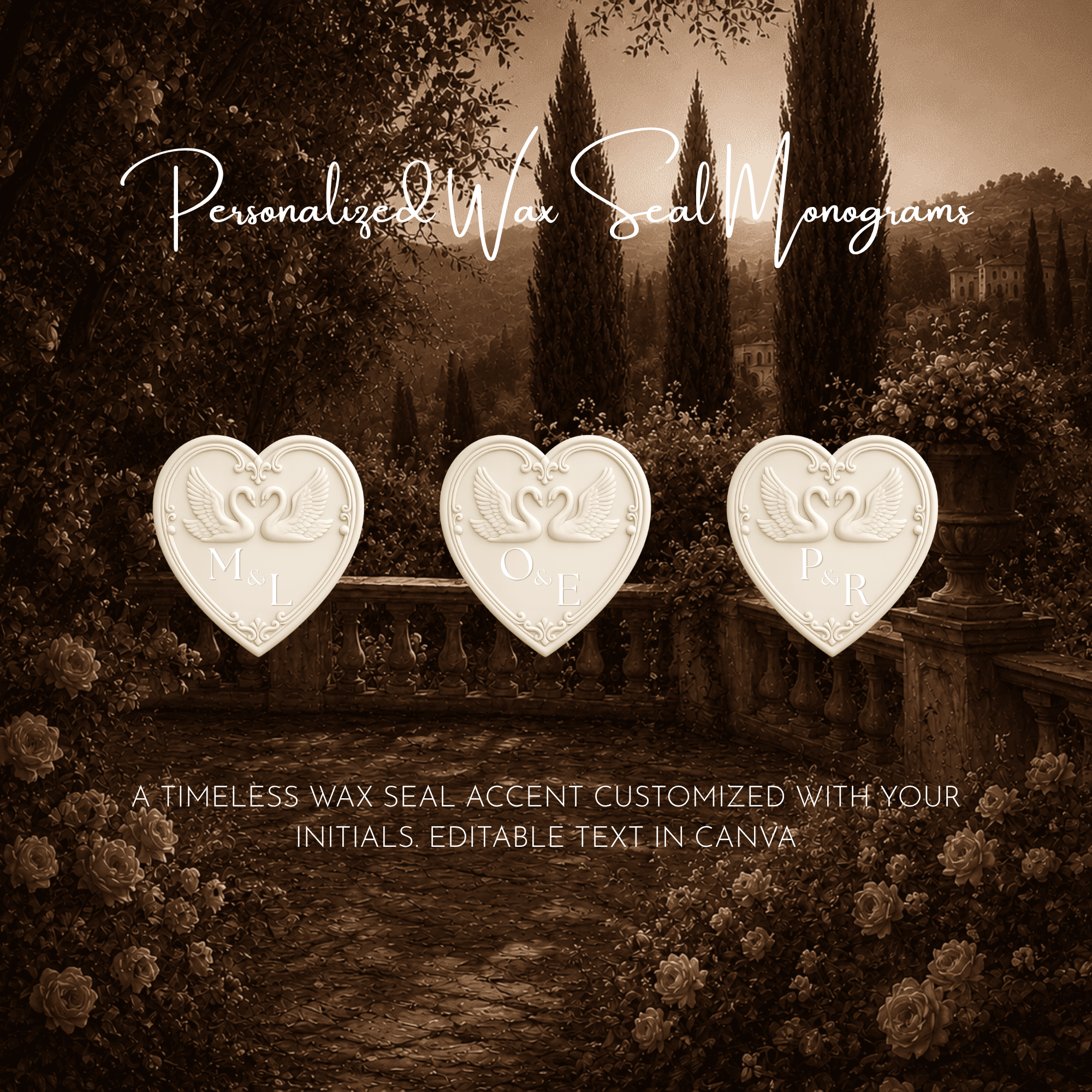 Chocolate Brown Old Money Save the Date Website with RSVP