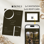 Old Money Forest Moss Wedding Website Template with RSVP | Canva Template